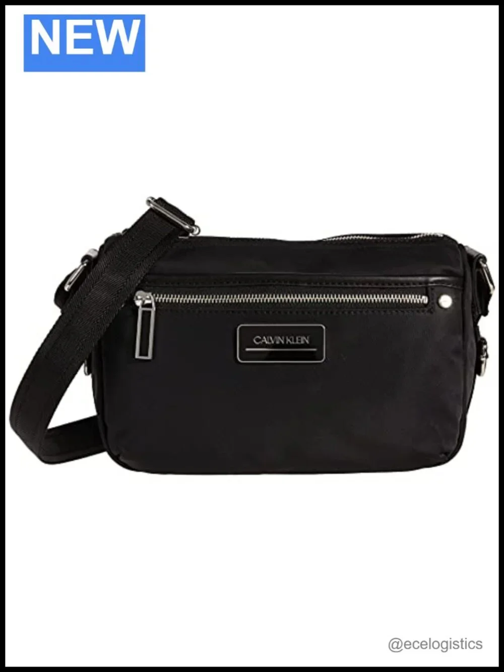 Calvin Klein Sussex Nylon Crossbody Bag Sling Purse